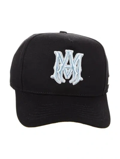 Pre-owned Amiri Cotton Baseball Cap In Black/blue