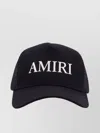 Amiri Black Baseball Cap With Logo Lettering On The Front And Mehs Panels In Black