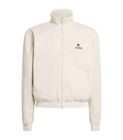 Amiri Cotton-blend Lounge Track Jacket In White