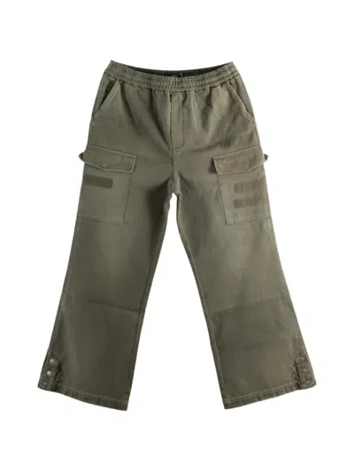 Amiri Cotton Cargo Pants In Green