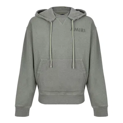 Amiri Cotton Coat In Gray