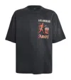 Amiri Mens Black Crystal-embellished Sinners Cotton-jersey T-shirt Xl In Black