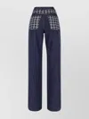 Amiri Cotton Denim Trousers With Belt Loops And Contrast Stitching