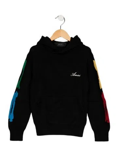 Pre-owned Amiri Kids' Cotton Hoodie W/tags In Black
