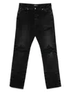 Amiri Mx1 Distressed Straight-leg Jeans