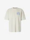 Amiri Cotton Graphic Logo T-shirt In Beige