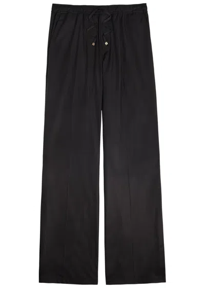 Amiri Cotton-poplin Trousers In Black