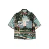 Amiri Short Sleeve Shirt In Blue