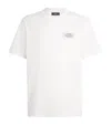 Amiri Black Crewneck T-shirt With Logo Lettering On Front And Rear In White