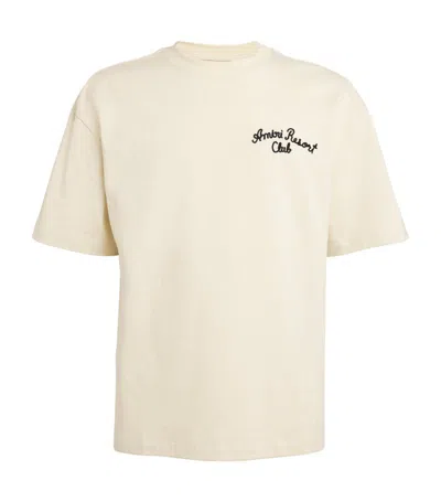 Amiri Cotton Spirit T-shirt In White