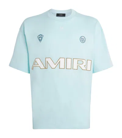 Amiri Cotton Sport 94 T-shirt In Blue