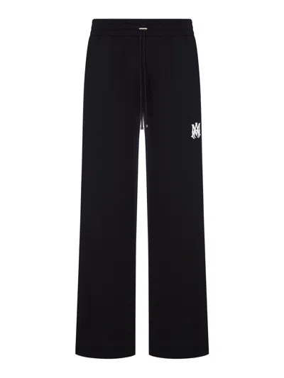 Amiri Cotton Sweatpants With "ma" Logo In Black