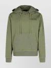 Amiri Cotton Sweatshirt Hooded Kangaroo Pocket In Green