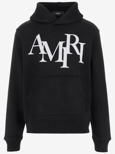 Amiri Cotton Sweatshirt With Offset Logo