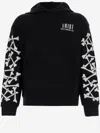 Amiri Cotton Sweatshirt With Print And Logo In Black