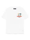 Amiri White Crewneck Printed T-shirt In White