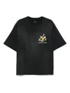 Amiri Eagle Crystal Embellished Oversize Graphic T-shirt