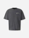 Amiri Mens Black Dragon Oversized Cotton-jersey T-shirt Xxl In Gray