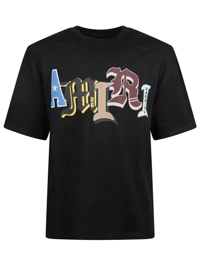 Amiri Cotton T-shirt In Black