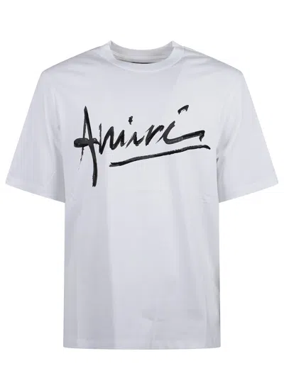 Amiri Cotton T-shirt In White