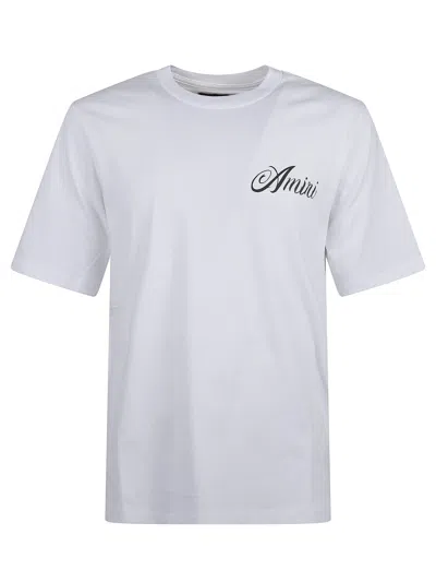 Amiri Cotton T-shirt In White