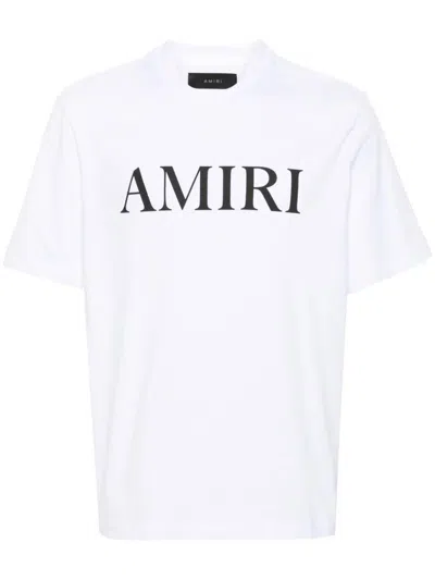 AMIRI AMIRI COTTON T-SHIRT WITH FRONT LOGO PRINT