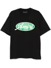 Amiri Mens Black Oval Short-sleeves Relaxed-fit Cotton-jersey T-shirt