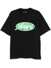 Amiri Mens Black Oval Short-sleeves Relaxed-fit Cotton-jersey T-shirt In Black