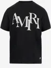 Amiri Cotton T-shirt With Front Logo Print