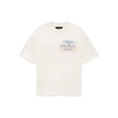 Amiri Cotton T Shirts In White