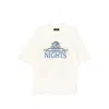 Amiri Night Graphic Print Crewneck T-shirt In White