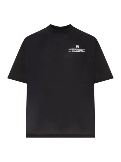 Amiri Cotton T-shirt With Logo In Black