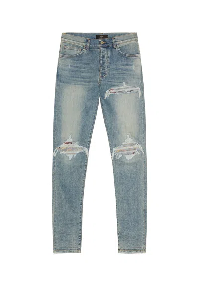 Amiri Distressed Jeans In Blue
