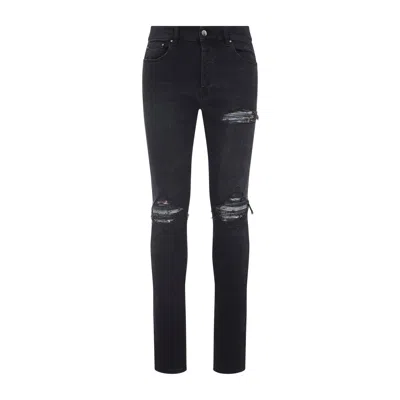 Amiri Crane Mx1 Jeans Men In Black