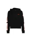 Amiri Bones Hoodie In Burgundy