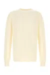 Amiri Crochet Sweater With Ribbed Cuffs And Hem In Yellow