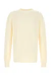 Amiri Crochet Sweater With Ribbed Cuffs And Hem In Yellow