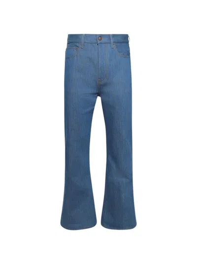 Amiri Creased Flare Pant Retro Indigo In Blue