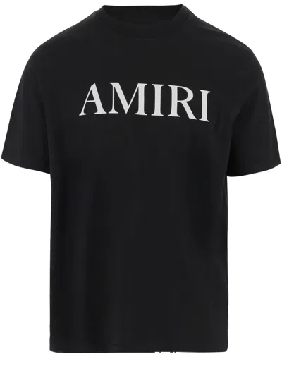 AMIRI AMIRI CREW NECK COTTON T-SHIRT WITH LOGO DETAIL