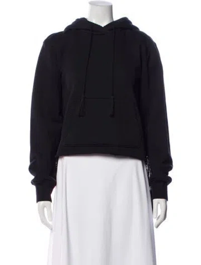 Pre-owned Amiri Crew Neck Long Sleeve Hoodie In Black