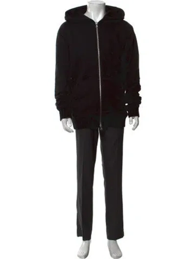 Pre-owned Amiri Crew Neck Long Sleeve Hoodie In Black