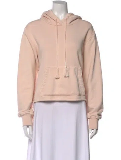 Pre-owned Amiri Crew Neck Long Sleeve Hoodie In Pink