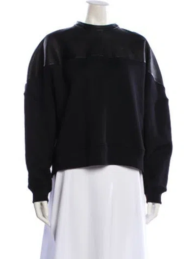 Pre-owned Amiri Crew Neck Long Sleeve Sweatshirt In Black