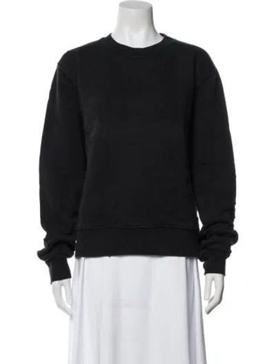 Pre-owned Amiri Crew Neck Long Sleeve Sweatshirt In Gray