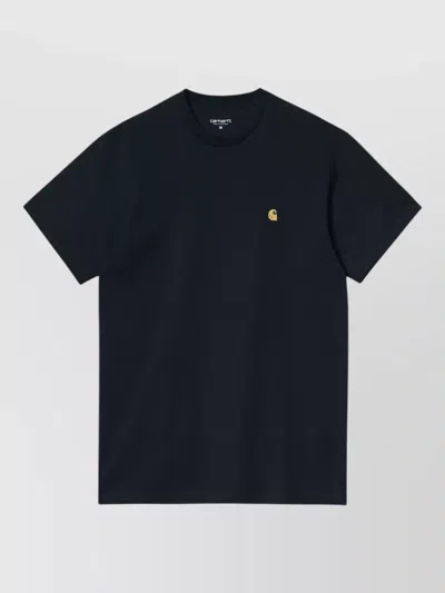 Amiri Crew Neck Short Sleeve Cotton T-shirt In Black