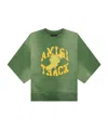 Amiri Crew-neck Short-sleeve Sweatshirt In Green