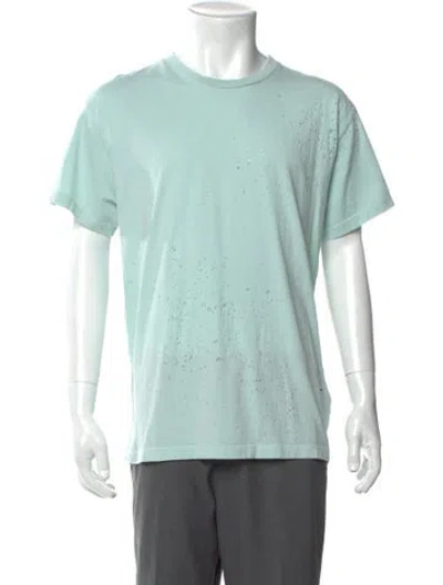 Pre-owned Amiri Crew Neck Short Sleeve T-shirt In Green