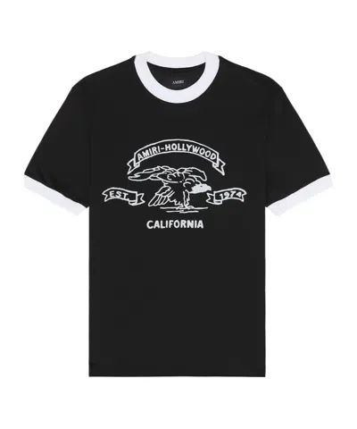 Amiri Crew Neck T-shirt In Black