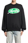Amiri Oval Oversized Sweatshirt In Black