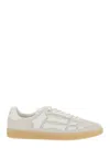 Amiri Croc Debossed Pacific Bones Sneakers In Neutral